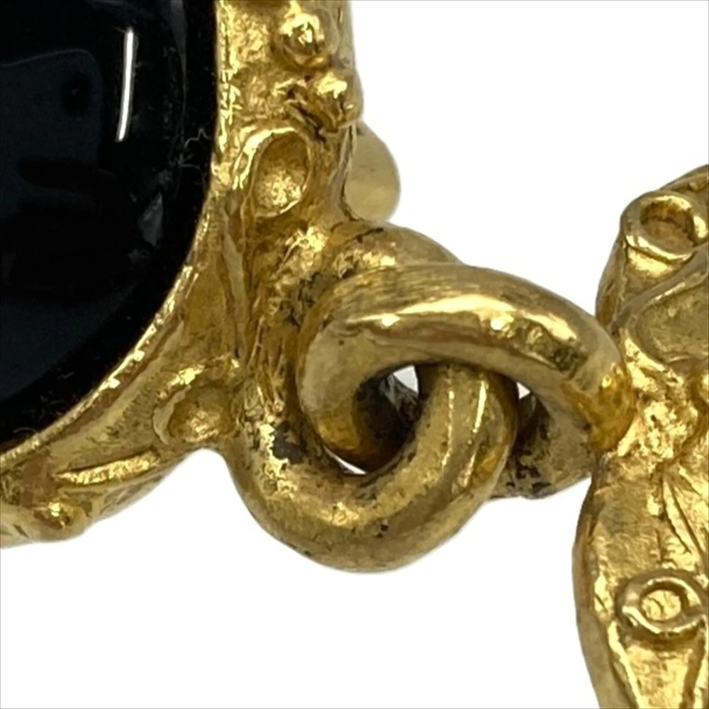 CHANEL Black Logo Earrings - Picture 7 of 8